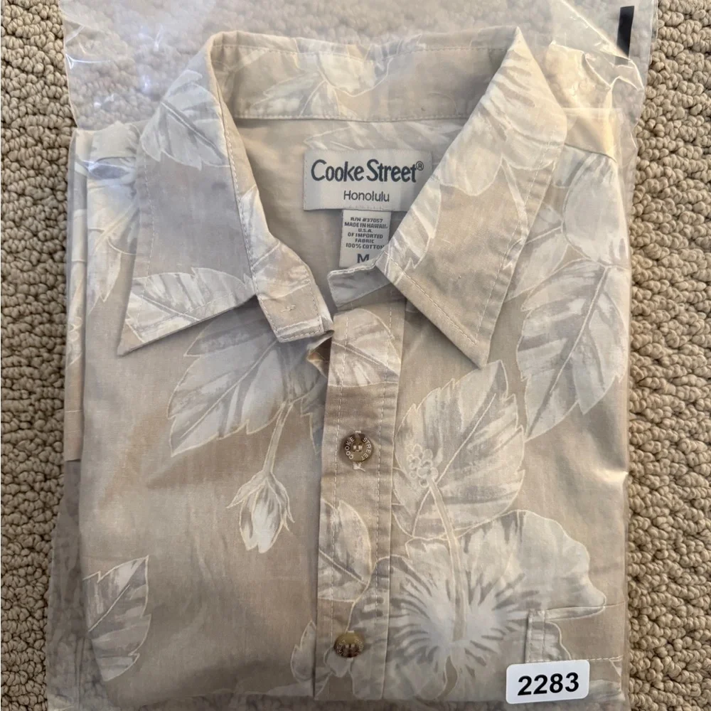 COOKE STREET Honolulu Aloha Hawaiian Tropical Shirt Men M Medium - Picture 5 of 5